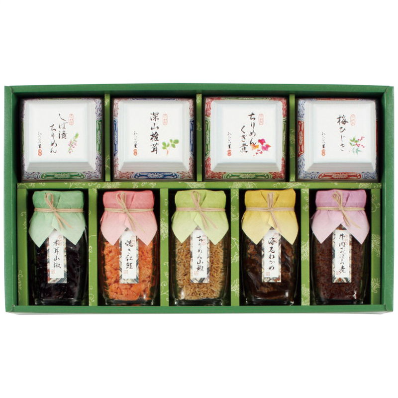 京・料亭 わらびの里 京楽味 佃煮詰合せ わS-50 (わS-50)