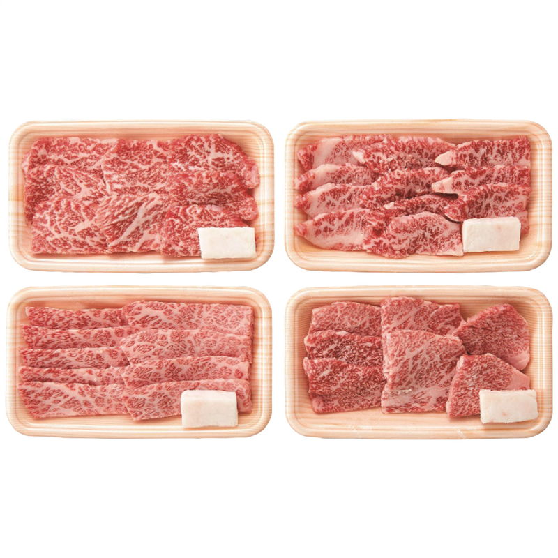 松阪牛 人気の焼肉4種食べ比べセット (RKMBY48-150MA)|イースクエア