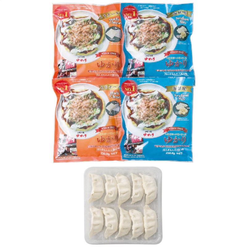 冷凍お好み焼・ねぎ餃子セット