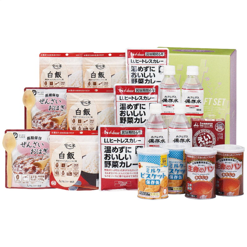 もらって安心長期保存食セット THA-80N (THA-80N)|イースクエア