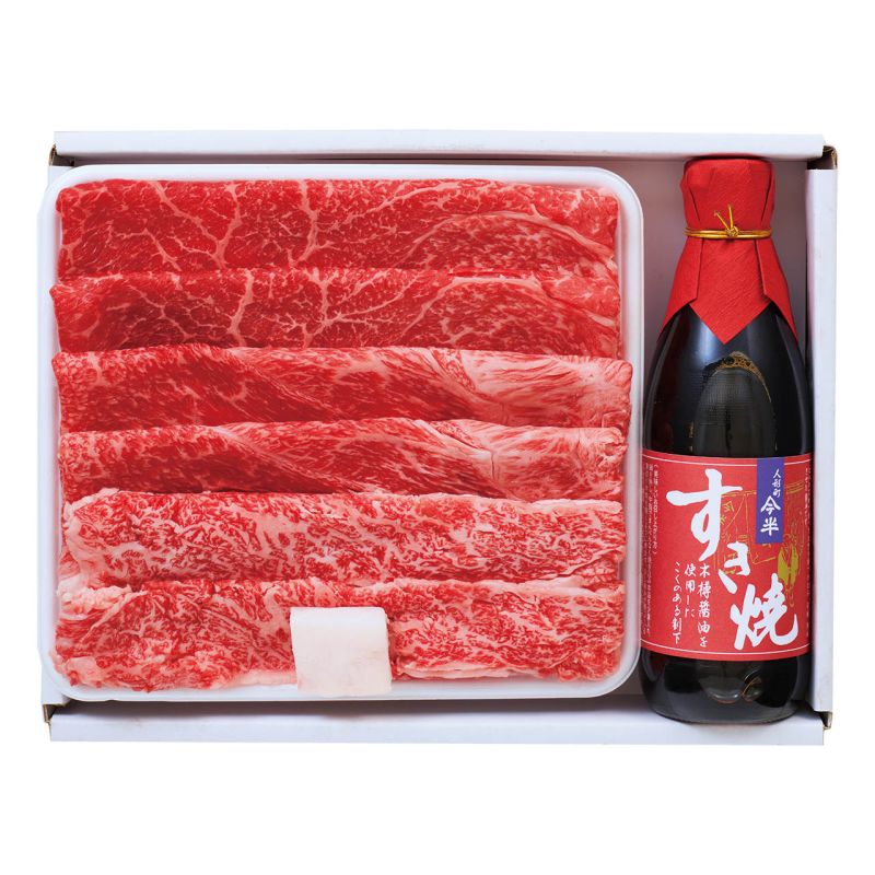 松阪牛すき焼き食べ比べ&今半割下セット (MBUSW36-100MA)