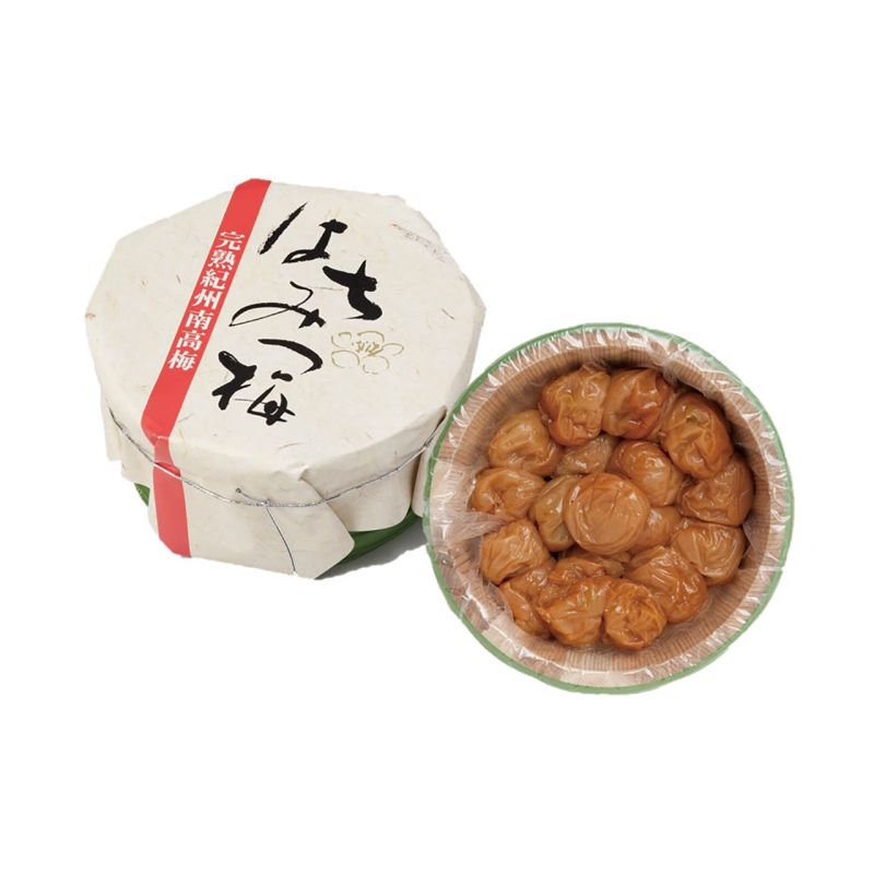 完熟 紀州南高梅 はちみつ梅400g木樽入 (4035-40)