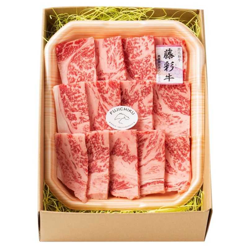 熊本 「フジチク」 藤彩牛ロース焼肉用 (1990030)