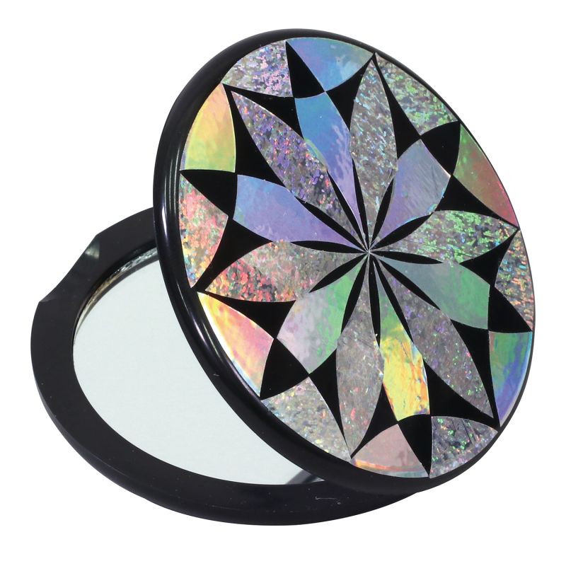 値下げ　レトロ銀製彫刻　コンパクトミラー Yahoo!オークション -「銀製コンパクト」の落札相場・落札価格