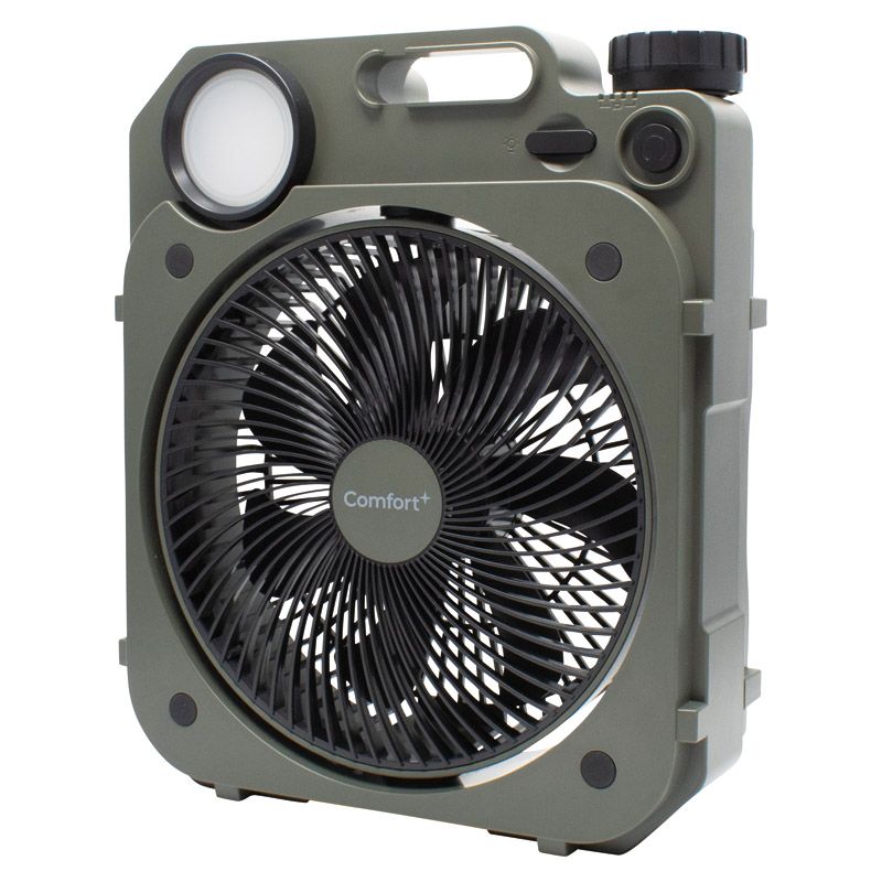 Comfort+ 充電式薄型送風扇 Air Force Fan モスグリーン (AF8-17G/B)
