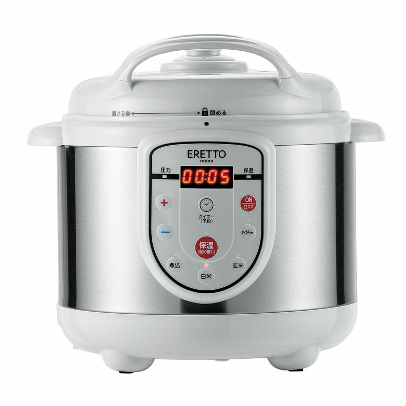 EA-130 圧力鍋 エムケー精工 電気圧力鍋 ヘルシーマルチポット ホワイト 3L EA