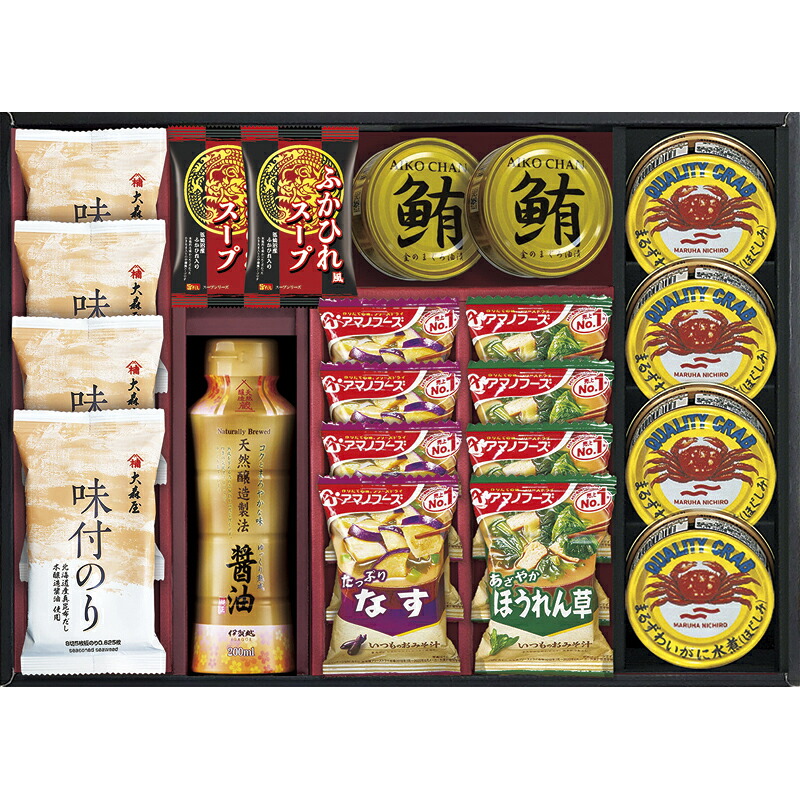 アマノフーズ&大森屋味付のりギフト (NYO-JBR)