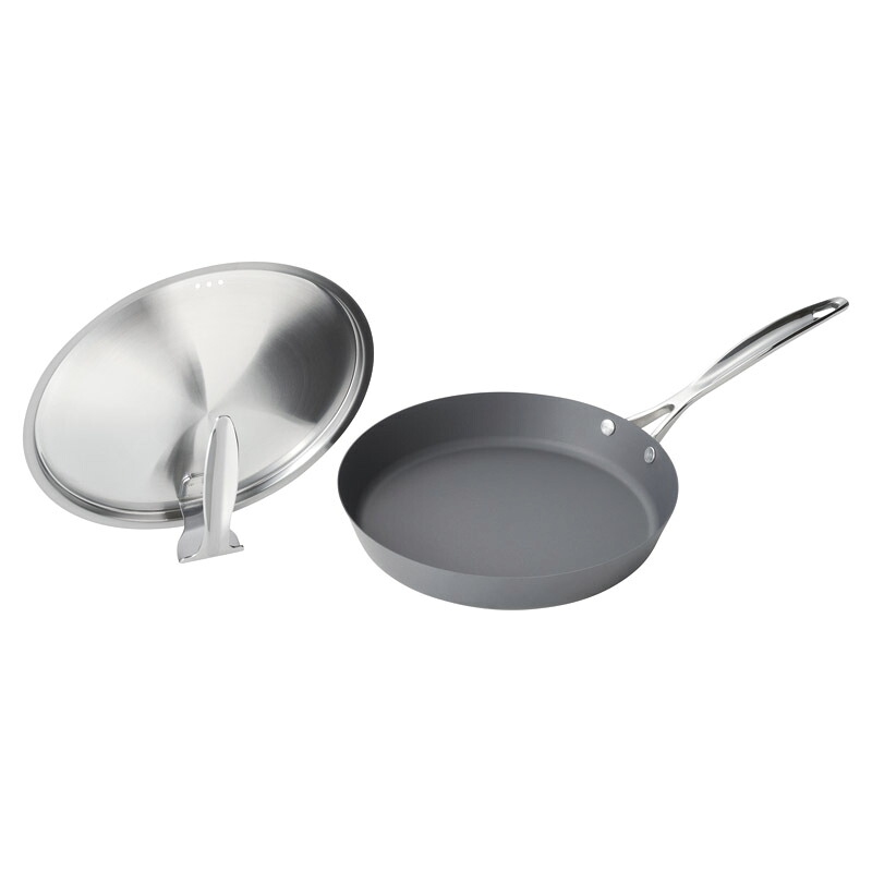 涅 IH対応窒化鉄フライパン24cm(蓋付) (MB-2580)｜イースクエア