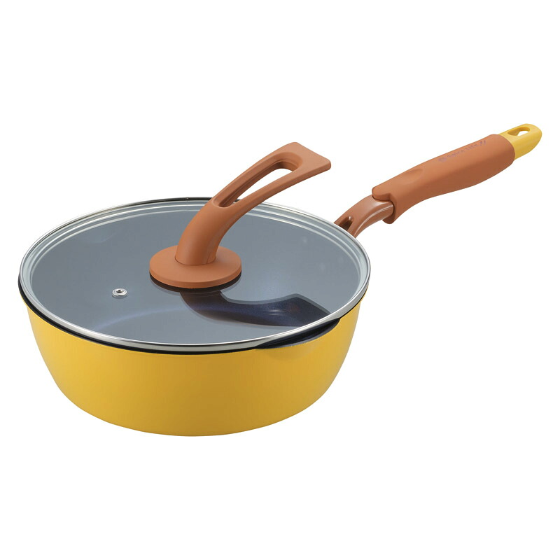 一条もんこのカレーパンガラス蓋付き24cm (IM-24F)