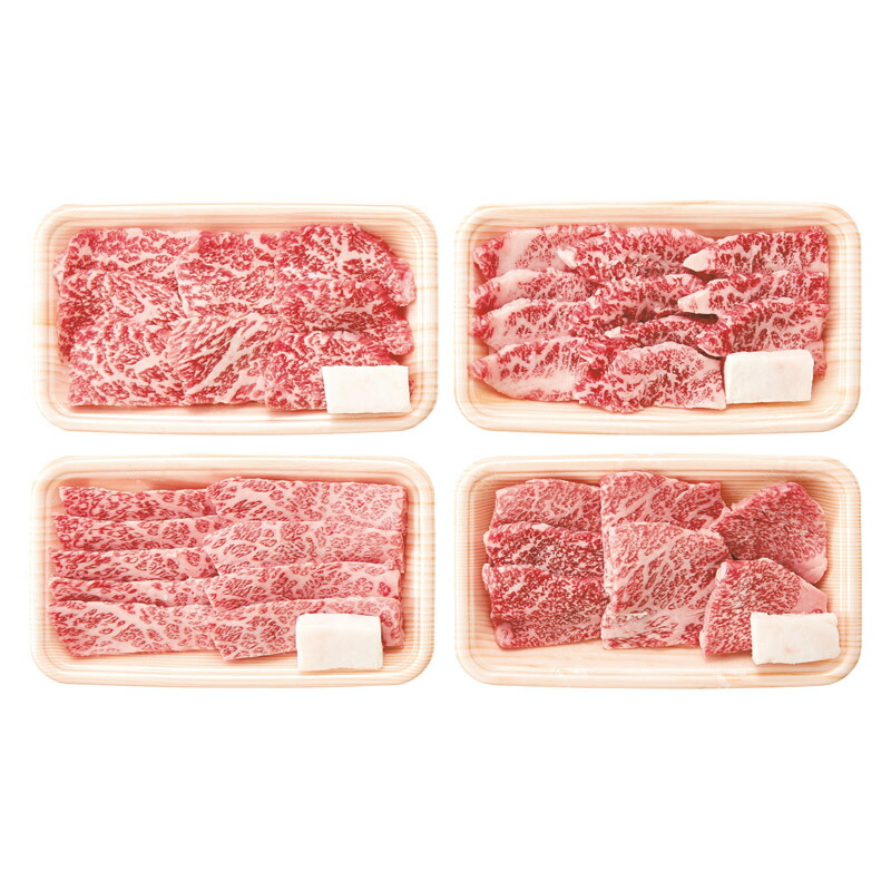 三重県産 松阪牛焼肉食べ比べセット (RKMBY48-MA)