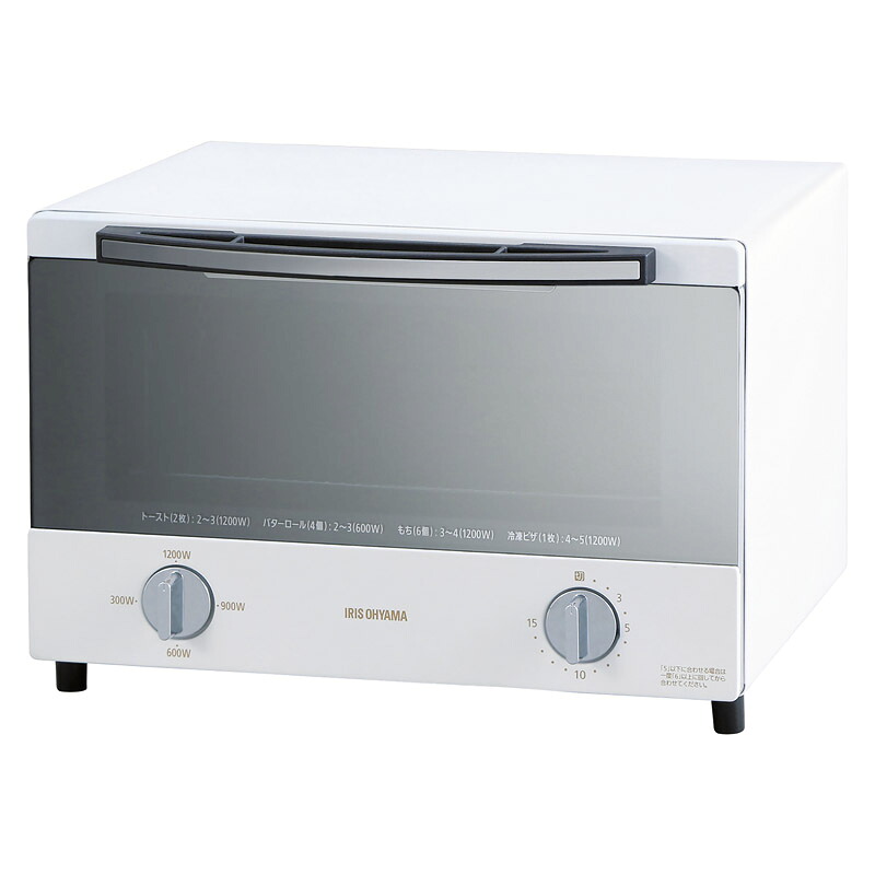 アイリスオーヤマ スチームオーブントースター (SOT-011-W) キッチン家電-トースター-家電
