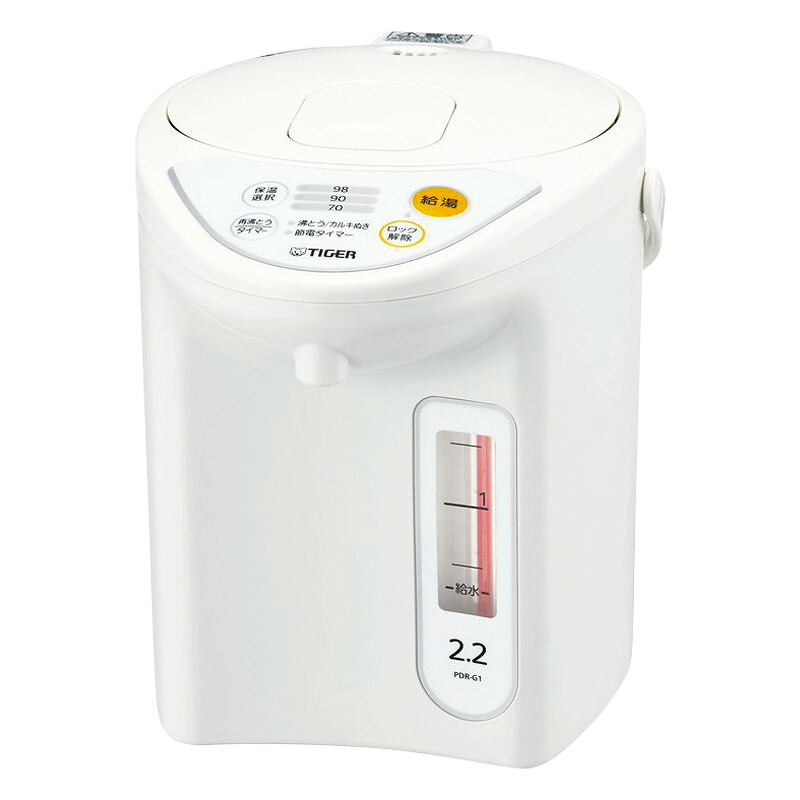 タイガー マイコン電動ポット2.2リットル (PDR-G221W)|イースクエア