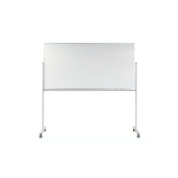 馬印 MAJI series(マジシリーズ)片面脚付 スチールホワイト 無地ホワイトボード W1872&times;D610&times;H1810mm MV36TN [ラッピング不可][代引不可][同梱不可]｜イースクエア