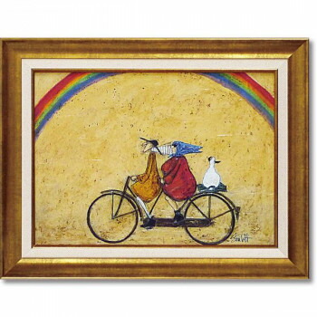 ユーパワー Sam Toft サム トフト アートフレーム 「虹に向かって」 ST-08015