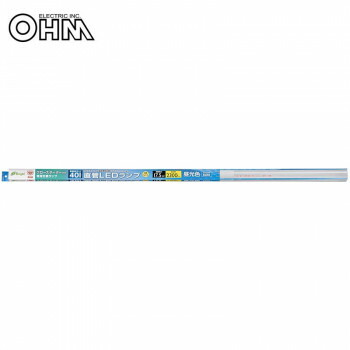 OHM 直管LEDランプ 40形相当 G13 昼光色 グロースターター器具専用 LDF40SS・D/17/23 [ラッピング不可][代引不可][同梱不可]