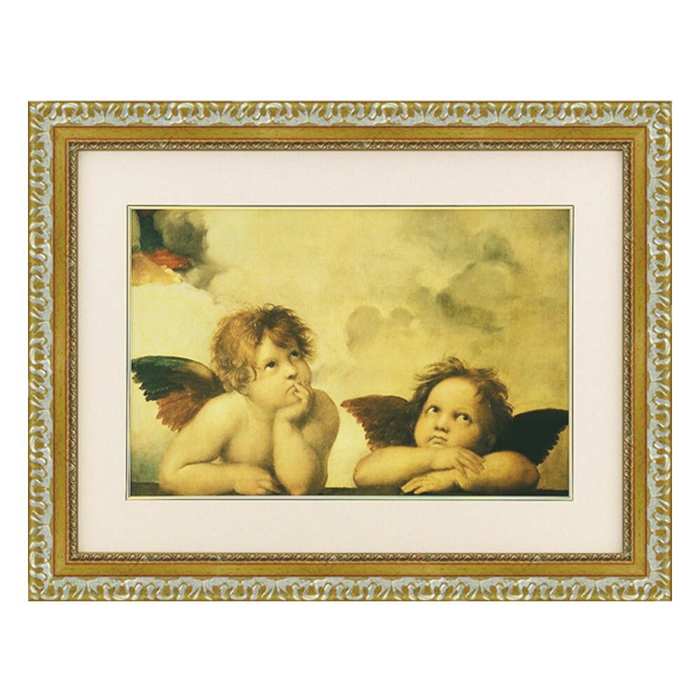 アンティーク　ヴィンテージ　可愛い天使のアート　絵画　フレーム　エンジェル アンティーク ヴィンテージ 可愛い天使のアート 絵画 フレーム