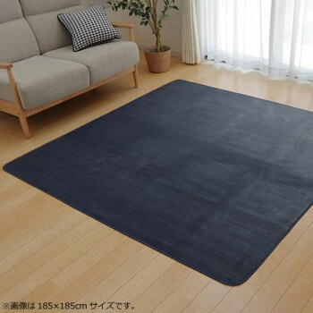 ラグ カーペット 『ピオニー』 ブルー 約200&times;300cm (ホットカーペット対応) 9810254 [ラッピング不可][代引不可][同梱不可]｜イースクエア