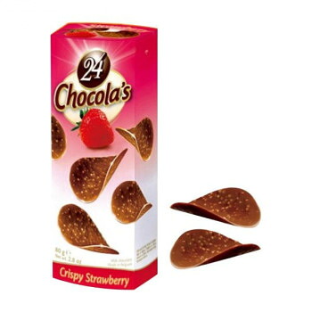 ハムレット チョコチップス 24P ストロベリー 12箱 100001065 [ラッピング不可][代引不可][同梱不可]｜イースクエア