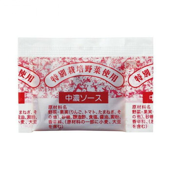 タカハシソース 特別栽培の野菜使用 中濃ソース 5g 1600個(40×40) 012272 [ラッピング不可][代引不可][同梱不可]