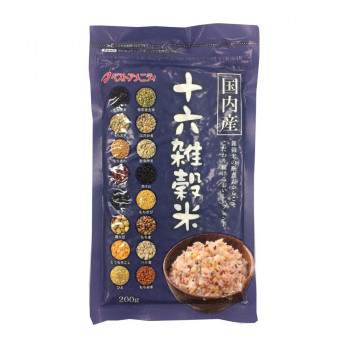 雑穀シリーズ 国内産 十六雑穀米(黒千石入り) 200g 12入 Z01-023 [ラッピング不可][代引不可][同梱不可]｜イースクエア
