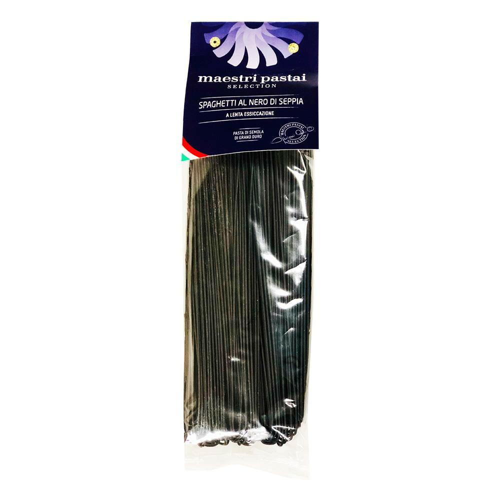 ボーアンドボン マエストゥリパスタ ネーロ(イカスミ)スパゲッティ 500g&times;12袋 [ラッピング不可][代引不可][同梱不可]｜イースクエア 9,526円