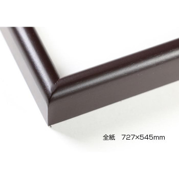 デッサン額 木製フレーム 桜カマボコ セピア 全紙727&times;545 アクリル [ラッピング不可][代引不可][同梱不可]｜イースクエア