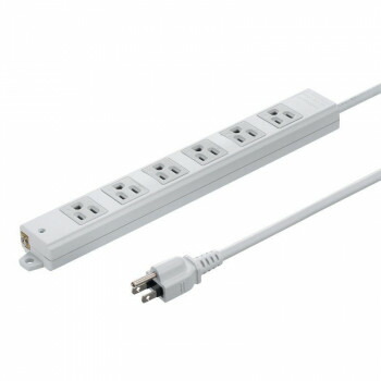 サンワサプライ 工事物件タップ 3P 6個口 5m TAP-KS6N-5