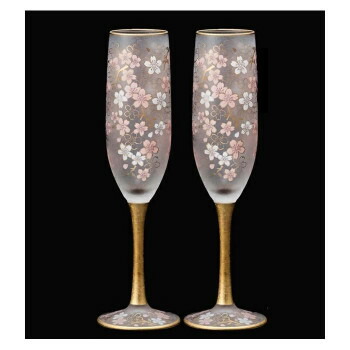 エル・ドラード ペアグラス SAKURA FLUTE PAIR SET S-6109｜イースクエア
