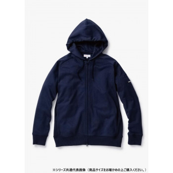 桑和 B2805-04 長袖パーカー Sサイズ ネイビー(1)