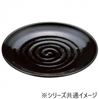 福井クラフト 尺3寸神龍盛鉢 黒パール 55004190