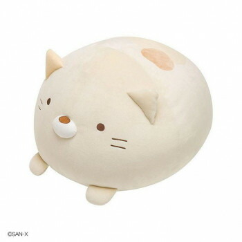 サンエックス San-x すみっコぐらし スーパーもーちもち大福クッション(ねこ) MR78201