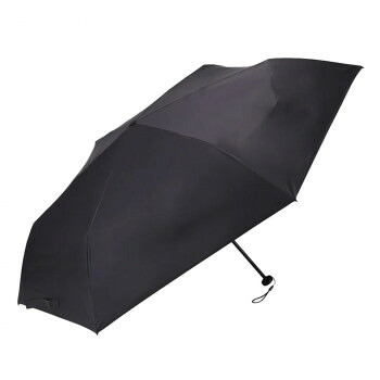 LESS IS MORE クイックシャットライト UVブロック 折りたたみ傘 55cm シャドウグレー S355-0886GY1-BI