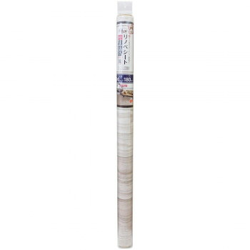 貼ってはがせる 床用リノベシート アイボリー(ペンキ木) 90cm×180cm REN-02