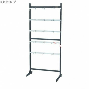 サカエ ラックシステム フックハンガータイプ固定式 892×550×2005mm フック15個付 PLS-20200D [ラッピング不可][代引不可][同梱不可]