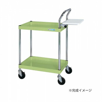 サカエ ピッキングカート 600×400×740mm グリーン 2段 PC-6472 [ラッピング不可][代引不可][同梱不可]