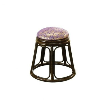 今枝商店 Romantic Rattan 籐スタッキング金襴スツール S74B [ラッピング不可][代引不可][同梱不可]