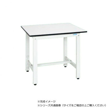 サカエ 軽量作業台KHタイプ 抗菌加工 ポリエステル天板 パールホワイト 900×900×800mm KH-30LW [ラッピング不可][代引不可][同梱不可]