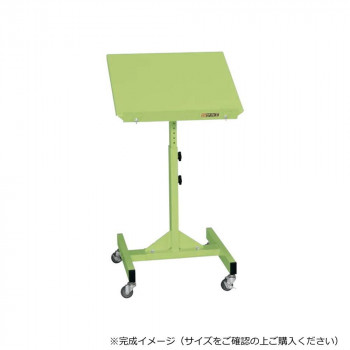 サカエ サポートスタンド移動式 500×400×740mm グリーン 抗菌粉体塗装 TS-54R [ラッピング不可][代引不可][同梱不可]
