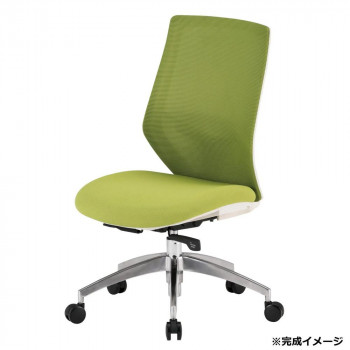 藤沢工業(TOKIO) オフィスチェア FCM-11 イエローグリーン [ラッピング不可][代引不可][同梱不可]