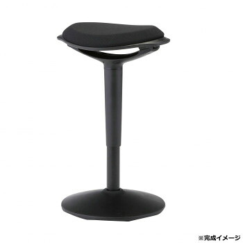藤沢工業(TOKIO) スイングスツール MSH-10 ブラック [ラッピング不可][代引不可][同梱不可]｜イースクエア