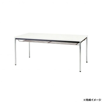 藤沢工業(TOKIO) ミーティングテーブル TDW-1875TM ホワイト [ラッピング不可][代引不可][同梱不可]｜イースクエア