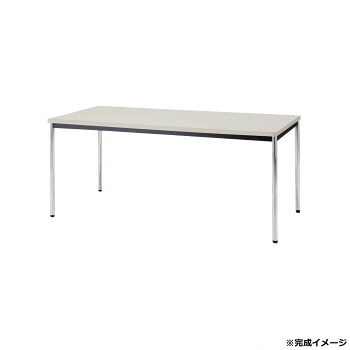 藤沢工業(TOKIO) ミーティングテーブル TDW-1890M ニューグレー [ラッピング不可][代引不可][同梱不可]｜イースクエア