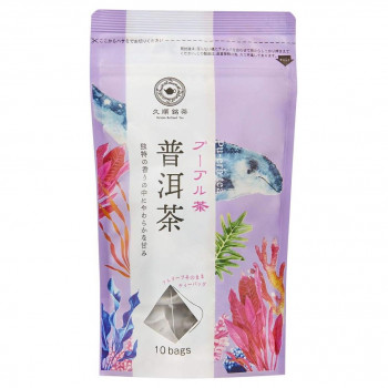 久順銘茶 1杯用ティーバッグ 中国茶 プーアル茶 (2g×10P) 12個セット 673 [ラッピング不可][代引不可][同梱不可]