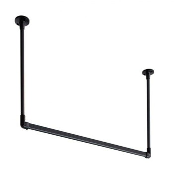 30016994 トーソー(TOSO) ハンギングバーH1 天井付Cセット ブラック 900X150mm [ラッピング不可][代引不可][同梱不可]