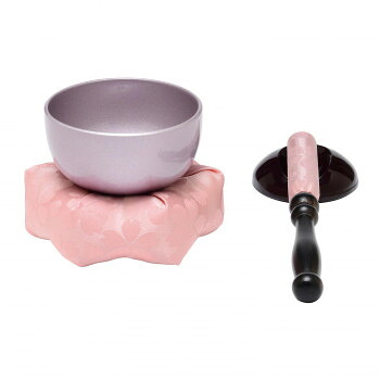 美桜(mio)りんセット りん2.0寸/りん棒4.0寸 六角布団2.5寸ピンク/桜 59g1258302095