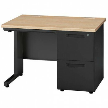 井上金庫販売 オフィス用テーブル W1000 2段右袖 B/ナチュラル GSD-B107-2R NA [ラッピング不可][代引不可][同梱不可]