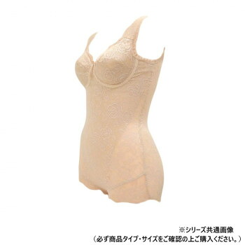 TAMURA yNuco ブルーメリアボディスーツ グラマー ベージュ M-YTN25G-020-M