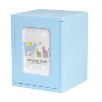 ペット仏壇 手元供養 メモリアルBOX E ライトブルー H19cm 060895 [ラッピング不可][代引不可][同梱不可]｜イースクエア