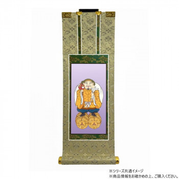 仏壇軸 百花(ひゃっか) 豆代 日蓮宗 大黒天