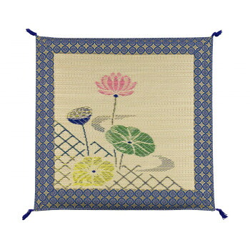 い草 目の前座蒲団・目の前全拝敷蓮華 70cm×70珊 MA003 [ラッピング不可][代引不可][同梱不可]